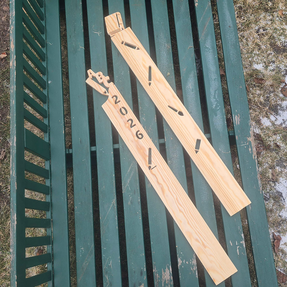 Miniaturbild: Abschiedsgeschenk personalisiert – 100cm Holz Zaunlatte Gartenstecke