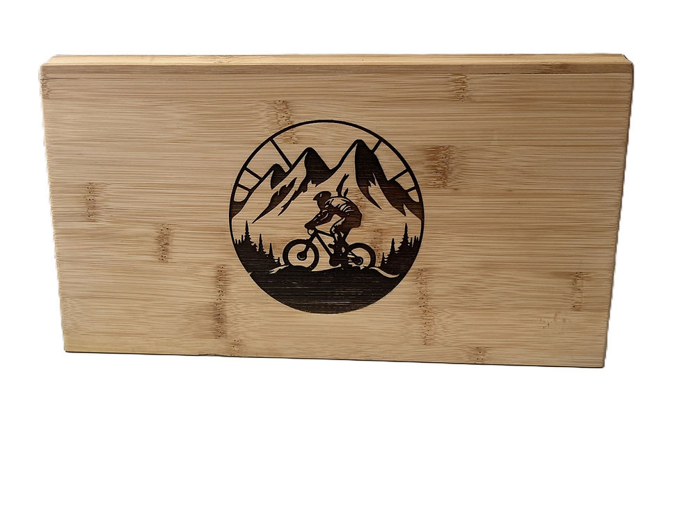 Thumbnail: Personalised Bamboo Memorial Urn for Human or Pet Ashes