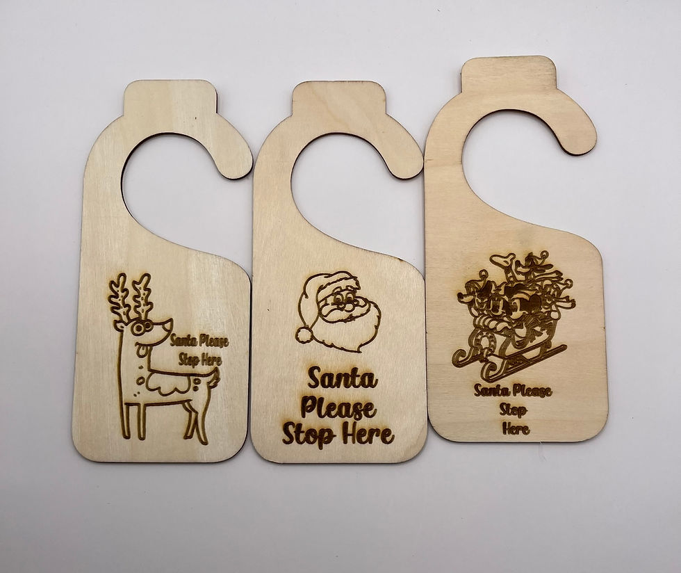 Thumbnail: Personalised Wooden Door Hanger Sign