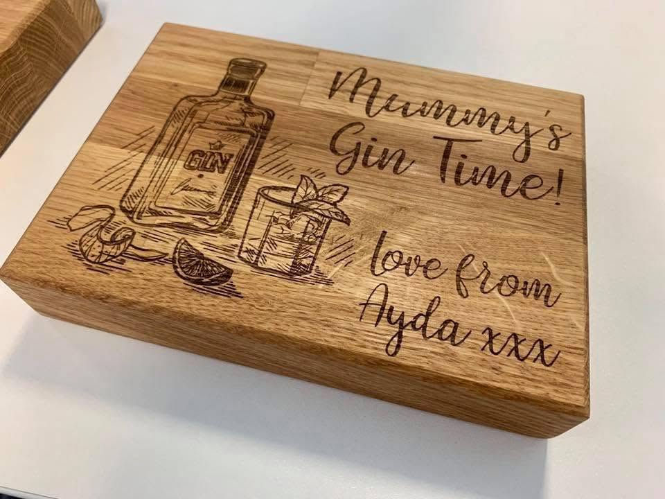 Personalised Christmas Spirit Box, Personalised Gin Board, Personalised Whisky Board, Personalised Vodka Board, Personalised Brandy Board, Personalised Christmas Gifts, Personalised Birthday Gifts, Laser Cabin Gifts