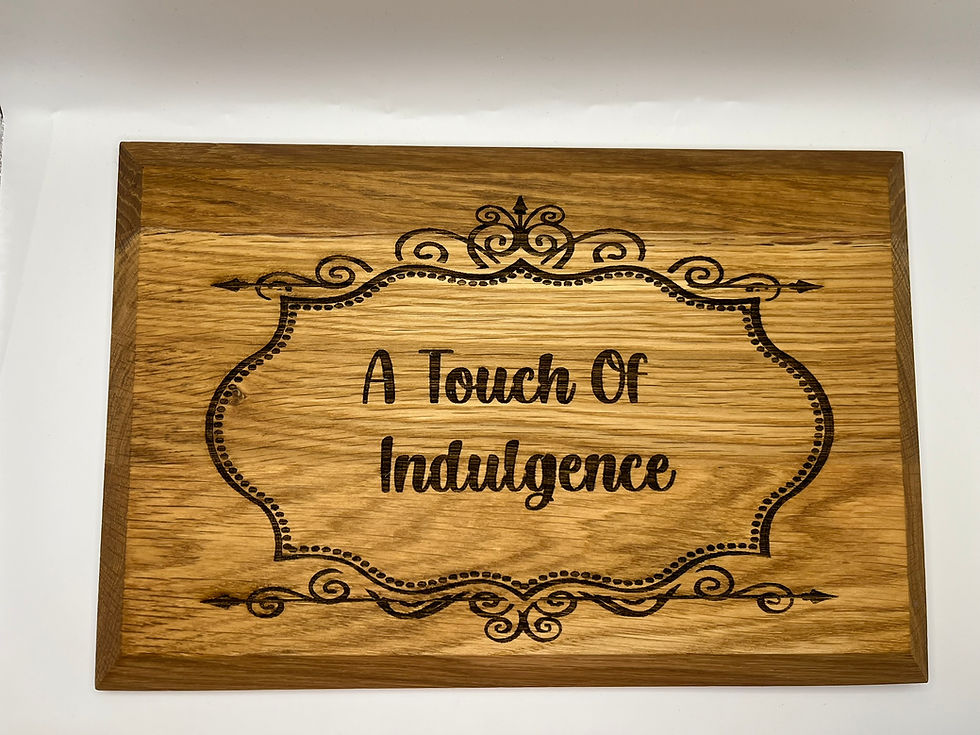Thumbnail: Personalised Solid Oak Chopping & Serving Board