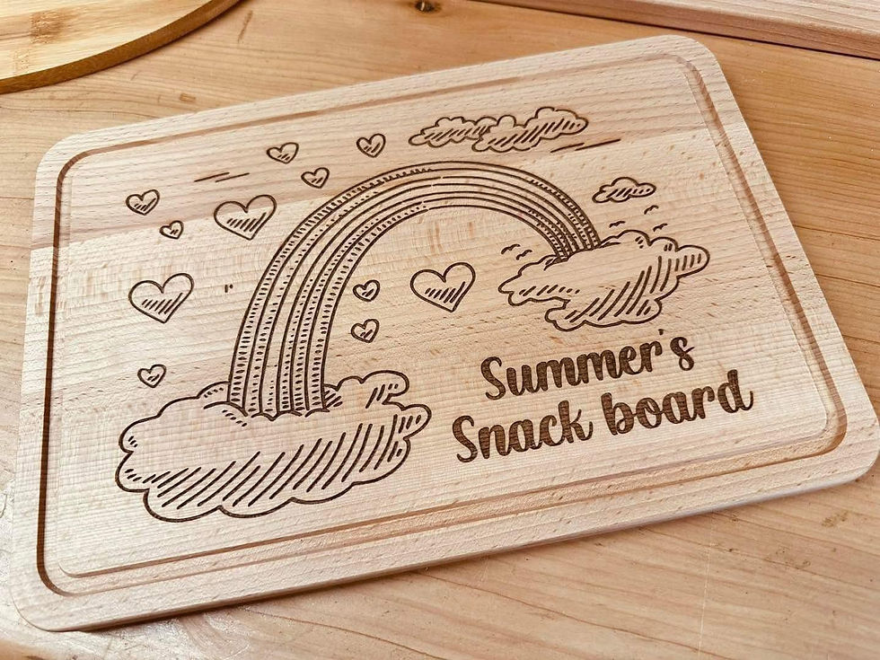 Personalised wooden snack board Personalised Childrens wooden snack board, personalised gifts, personalised wooden and slate gifts, personalised birthday gift personalised christmas gift, personalised mothers day gift, personalised fathers day gift