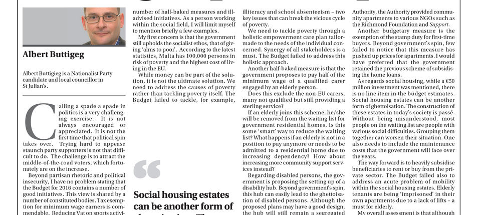 Calling a spade a spade