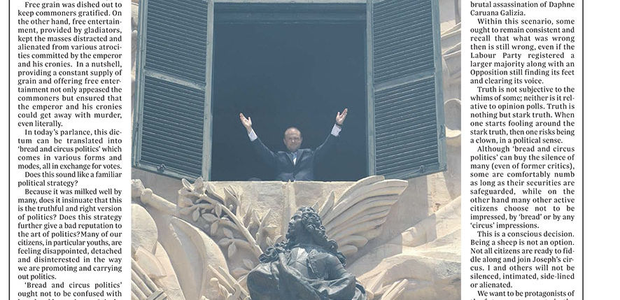 Bread and circus politics