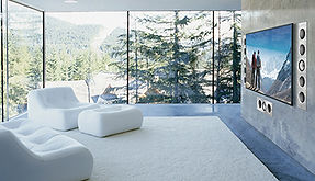 Custom home cinema surround system