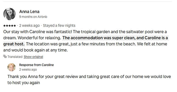 Great Guest Reviews