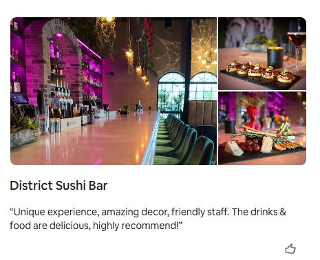 District Sushi Bar