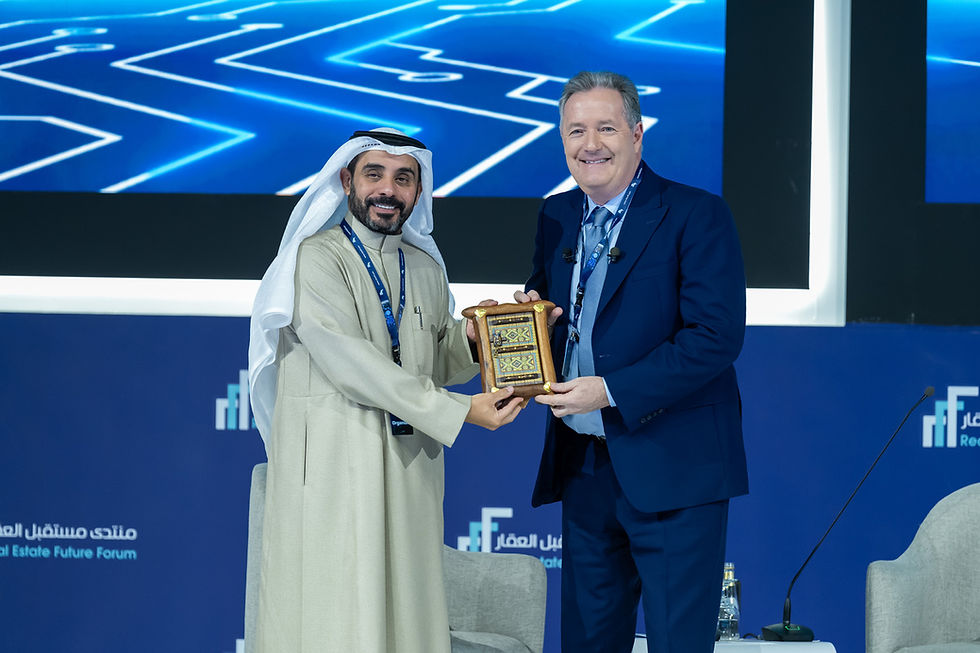 Global media figure, Piers Morgan: I look forward to participating in the Real Estate Future Forum 2026, as it represents a vital platform for the future of global real estate.
