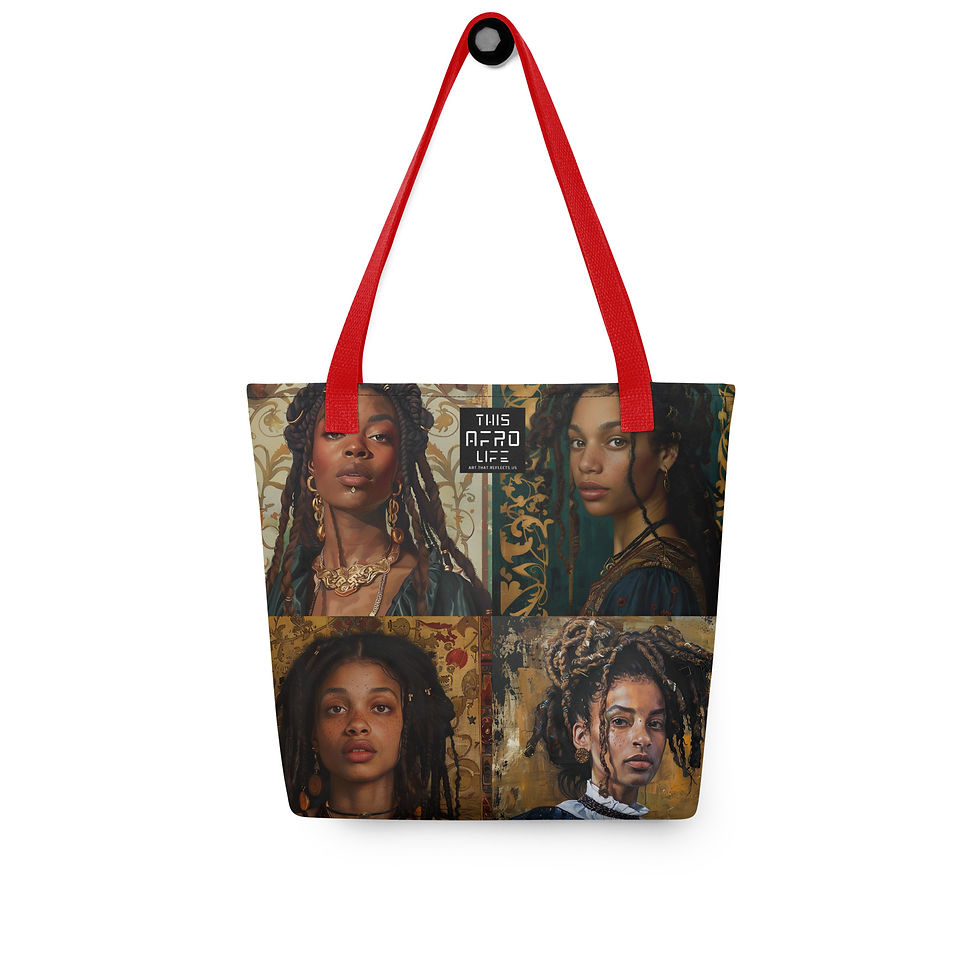 Thumbnail: All 4 Renaissance Art Dreadlocks Women Tote Bag