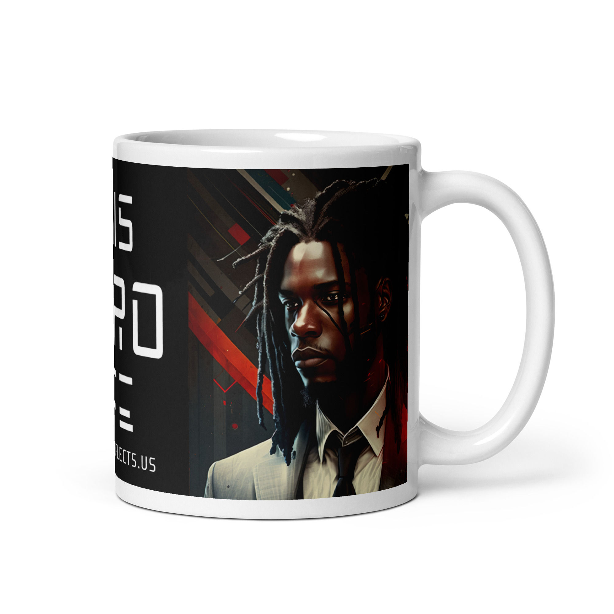 3 Bauhaus Dreadlocks Man Mug