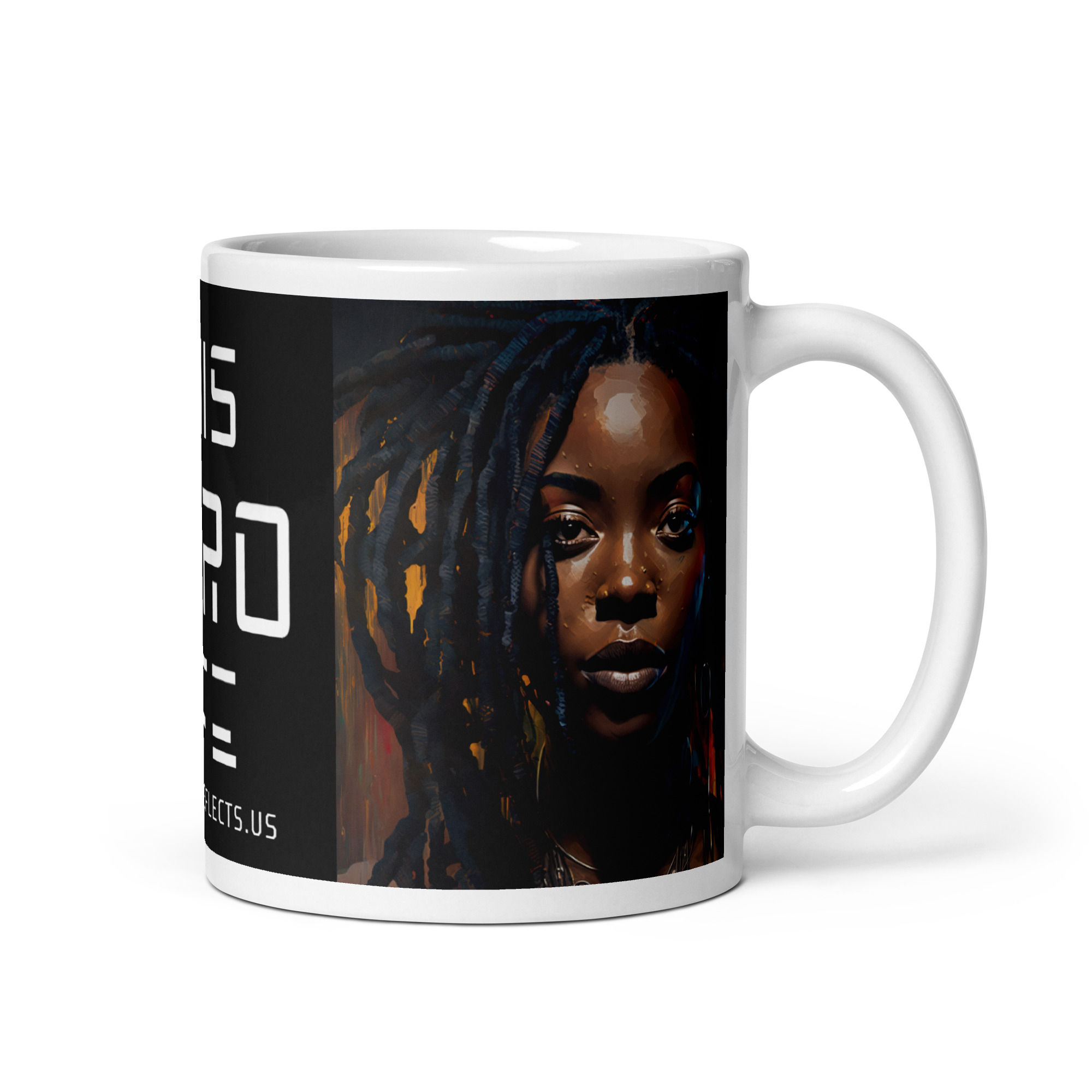 3 Expressionism Dreadlocks Woman Mug