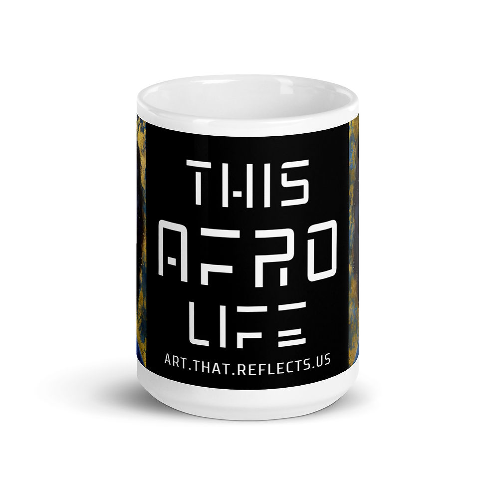 Thumbnail: 1 Romanticism Art Afro Woman Mug
