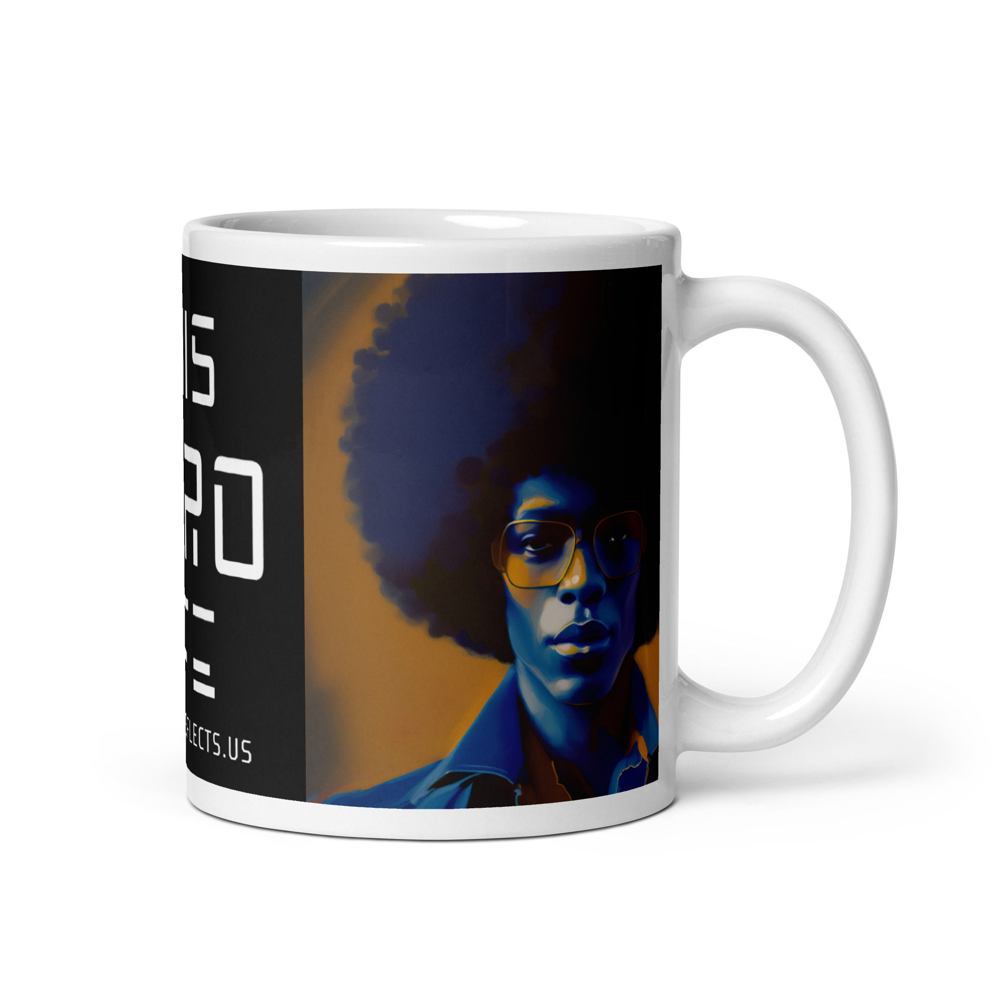 1 Impressionism Afro Man Mug