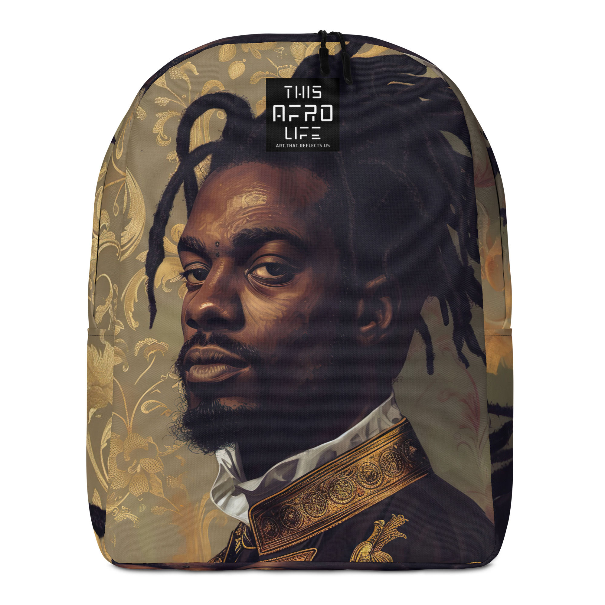2 Rococo Art Dreadlocks Man Backpack