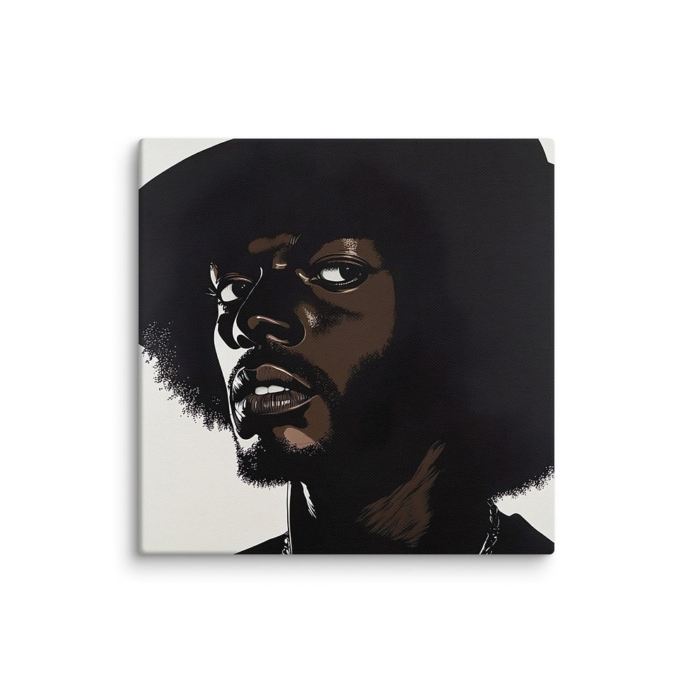 Thumbnail: Influence Collection 2 – Afro Man Canvas Art Print 2