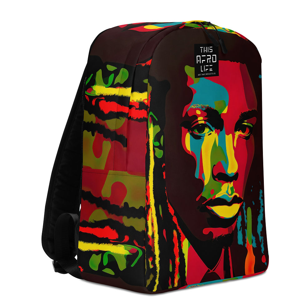 Thumbnail: 3 Pop Art Dreadlocks Man Backpack
