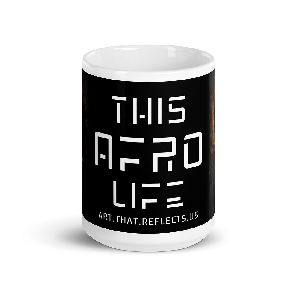 Thumbnail: 1 Realist Art Afro Couple Mug