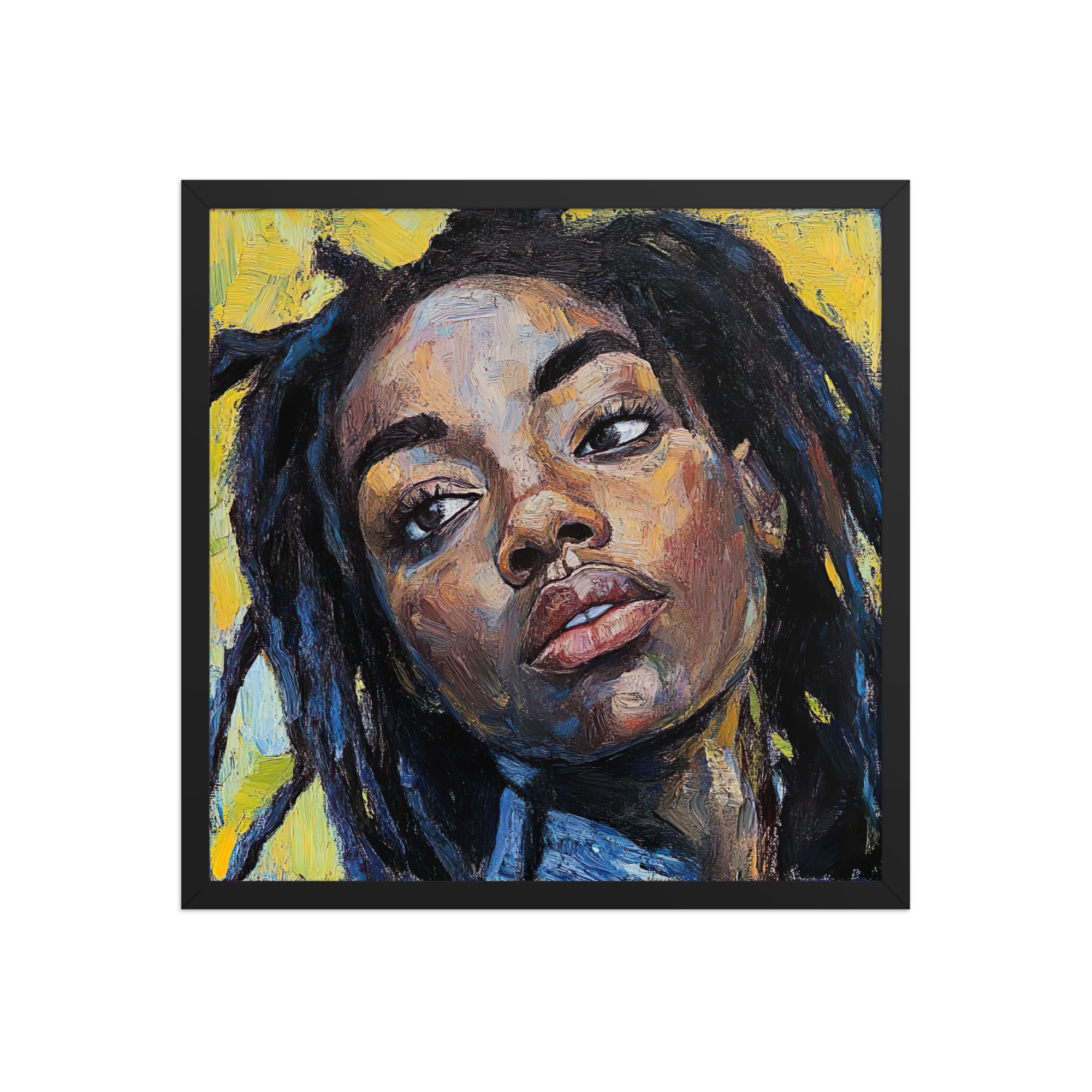 Influence Collection 4 – Dreadlocks Woman Framed Art Print 3