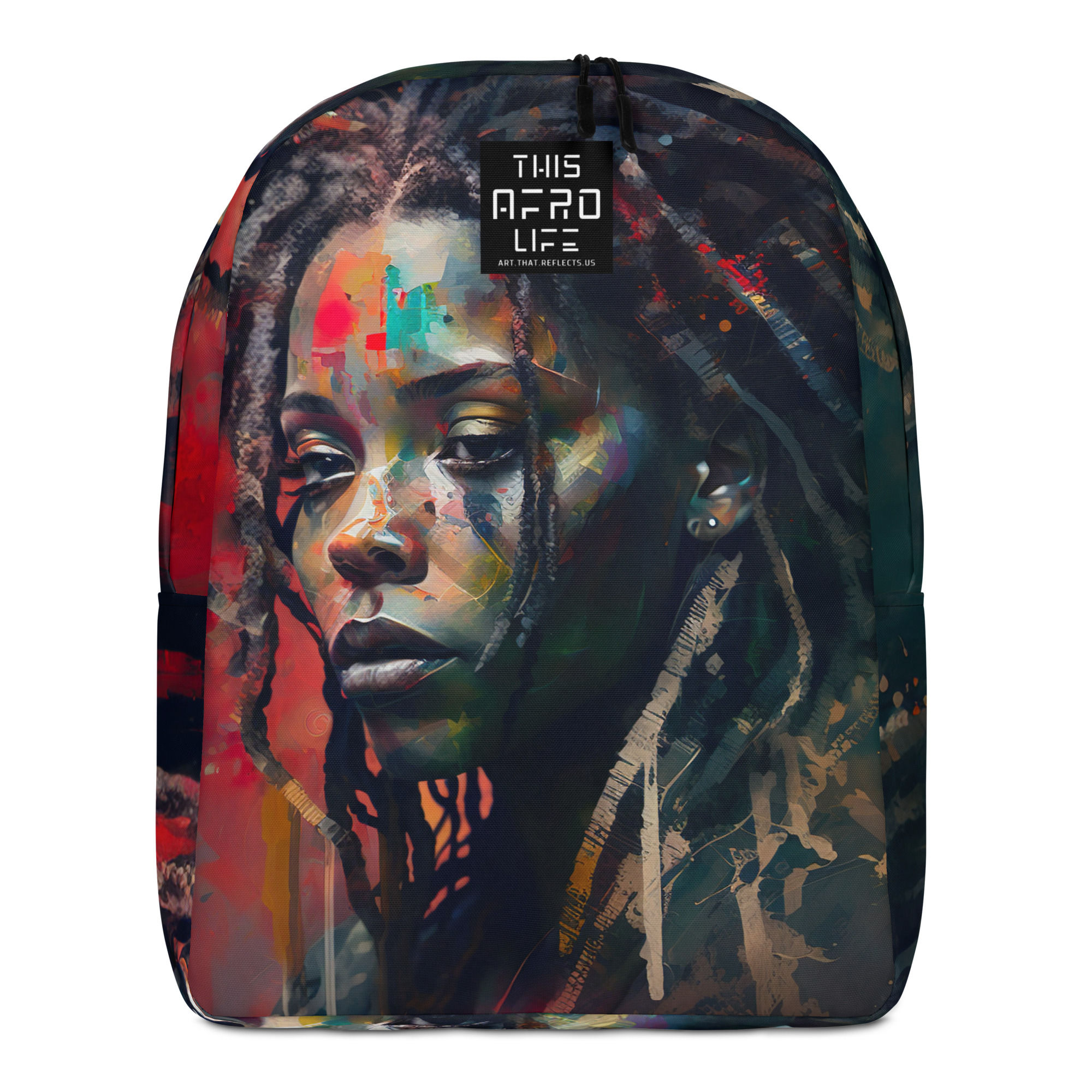 1 Abstract Dreadlocks Woman Backpack