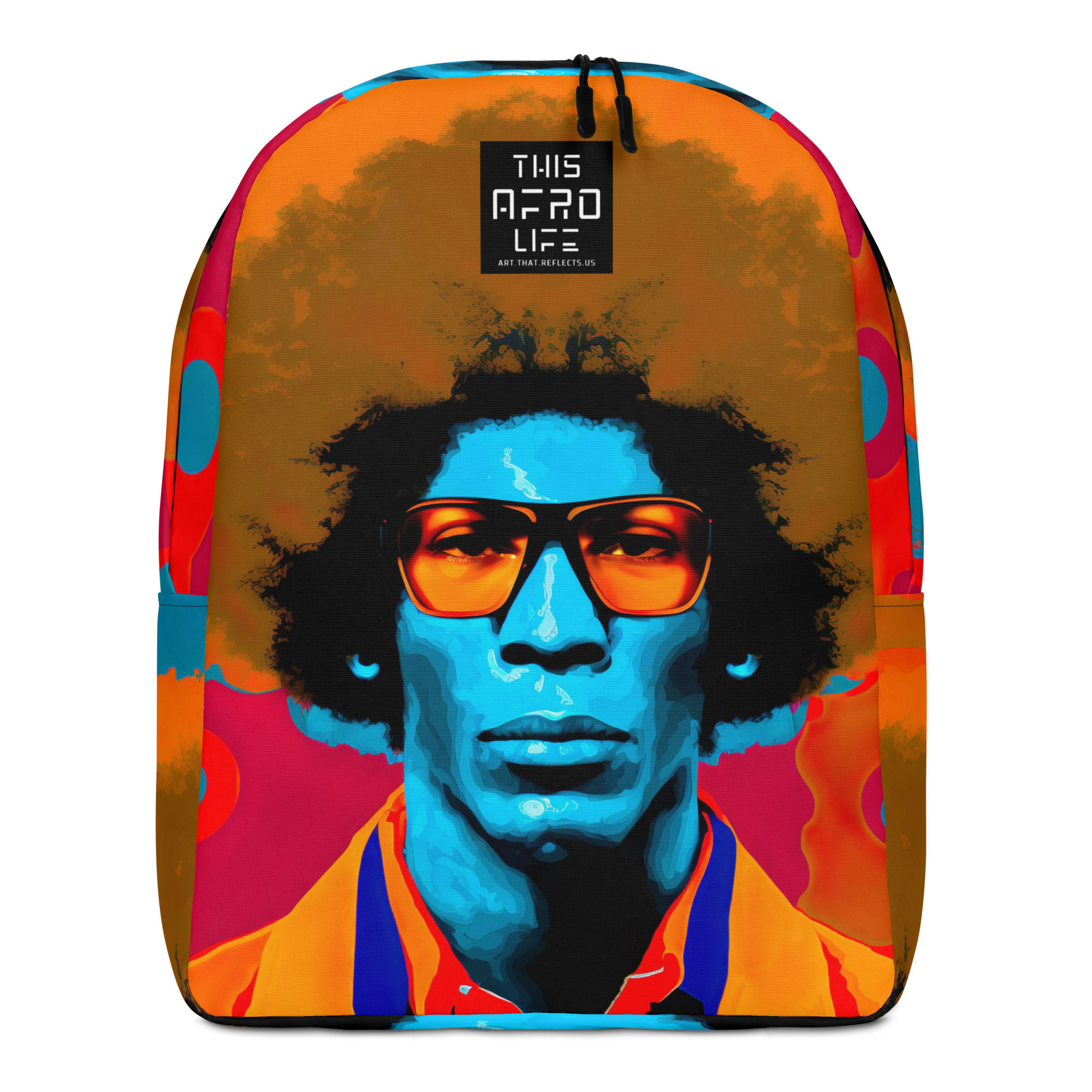 2 Pop Art Afro Man Backpack