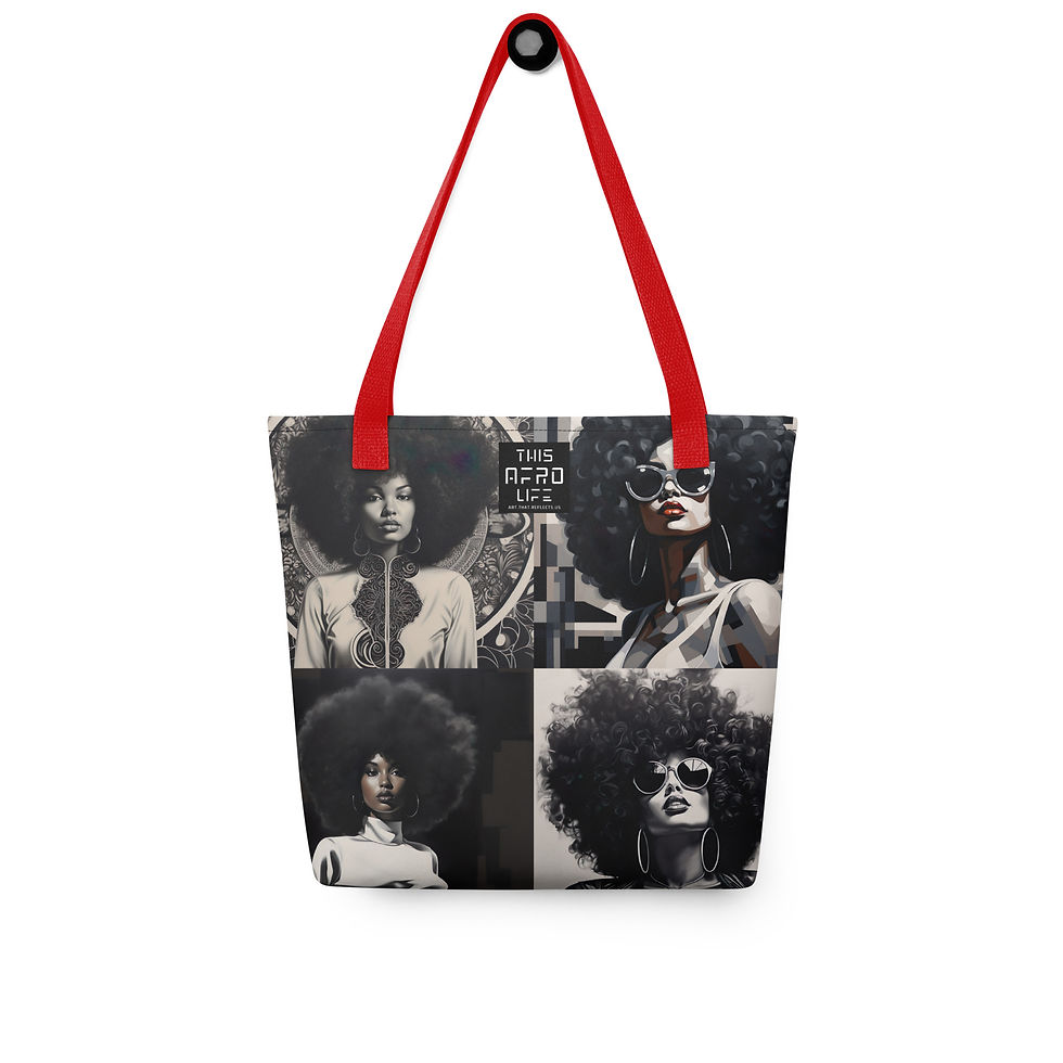 Thumbnail: All 4 Modernism Art Afro Women Tote Bag