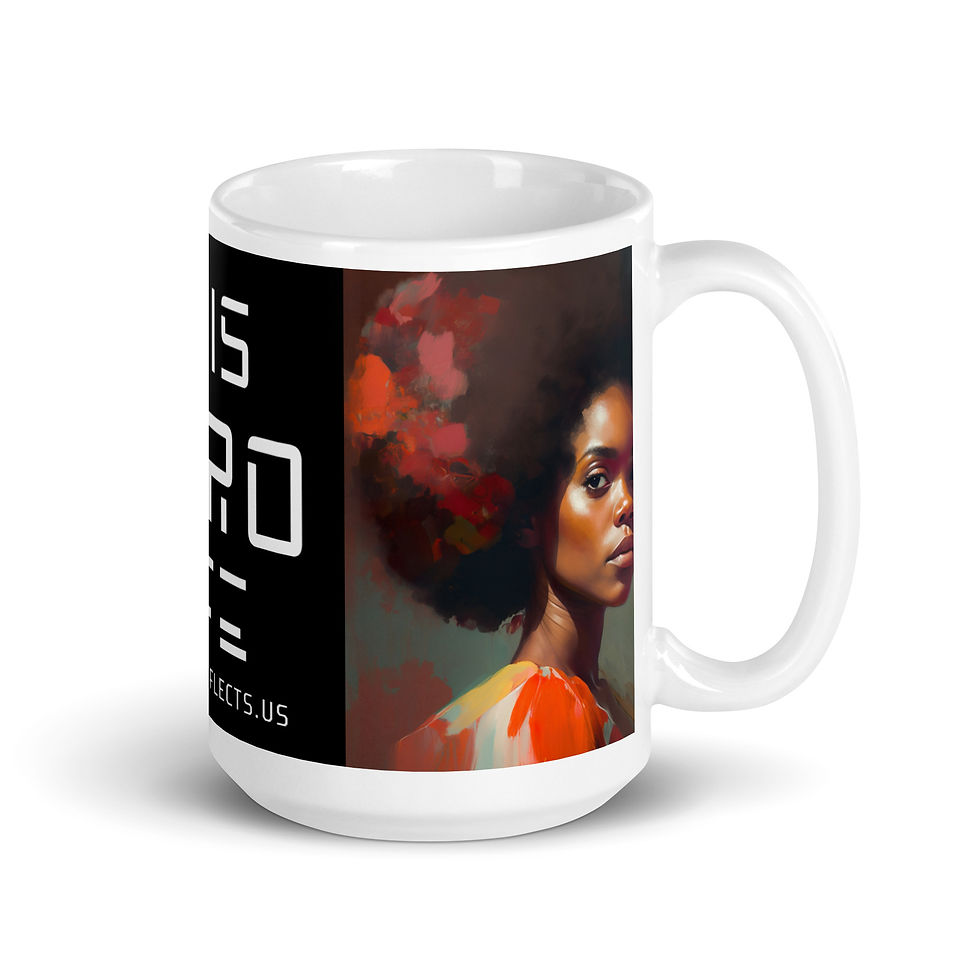Thumbnail: 3 Impressionism Afro Woman Mug