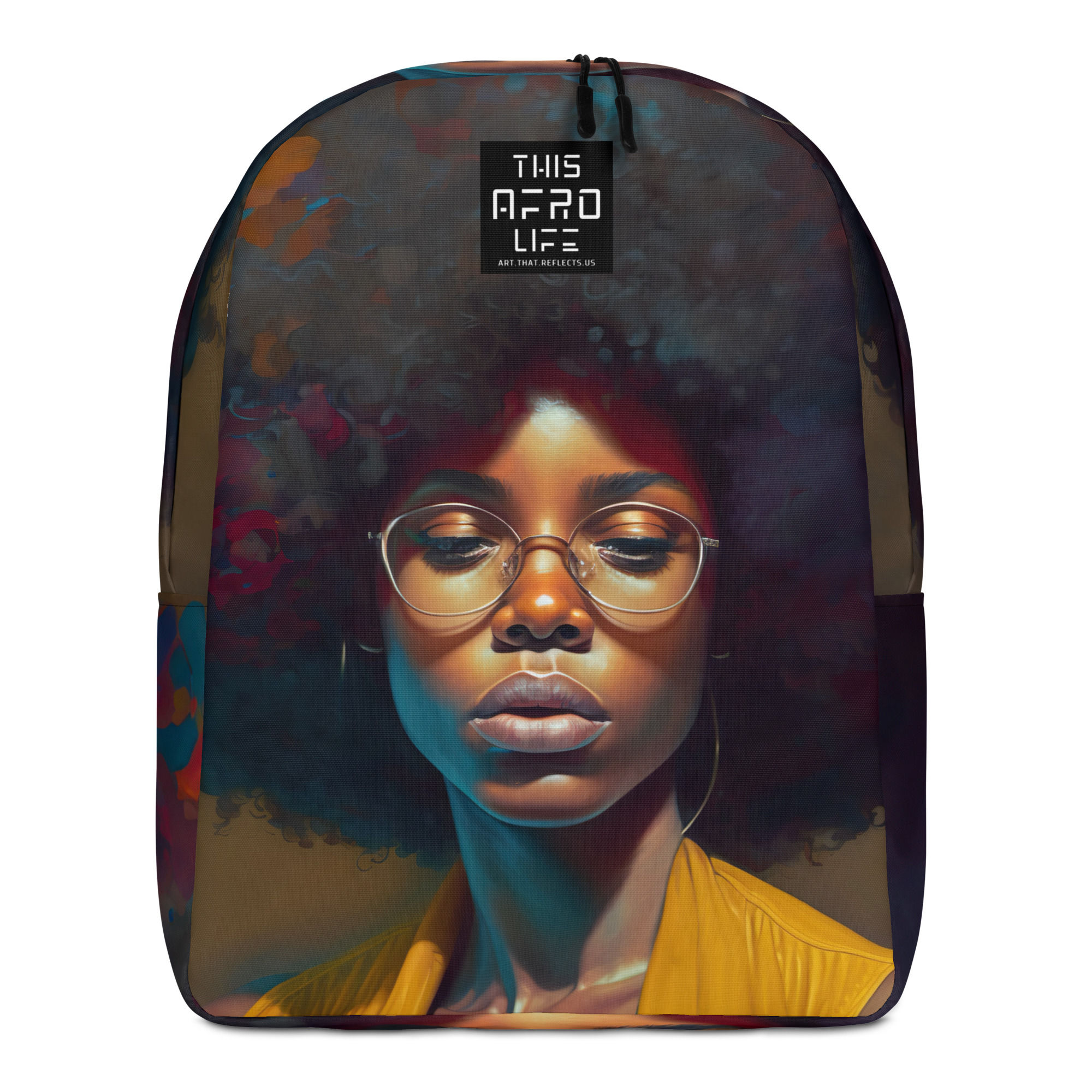 1 Expressionism Afro Woman Backpack