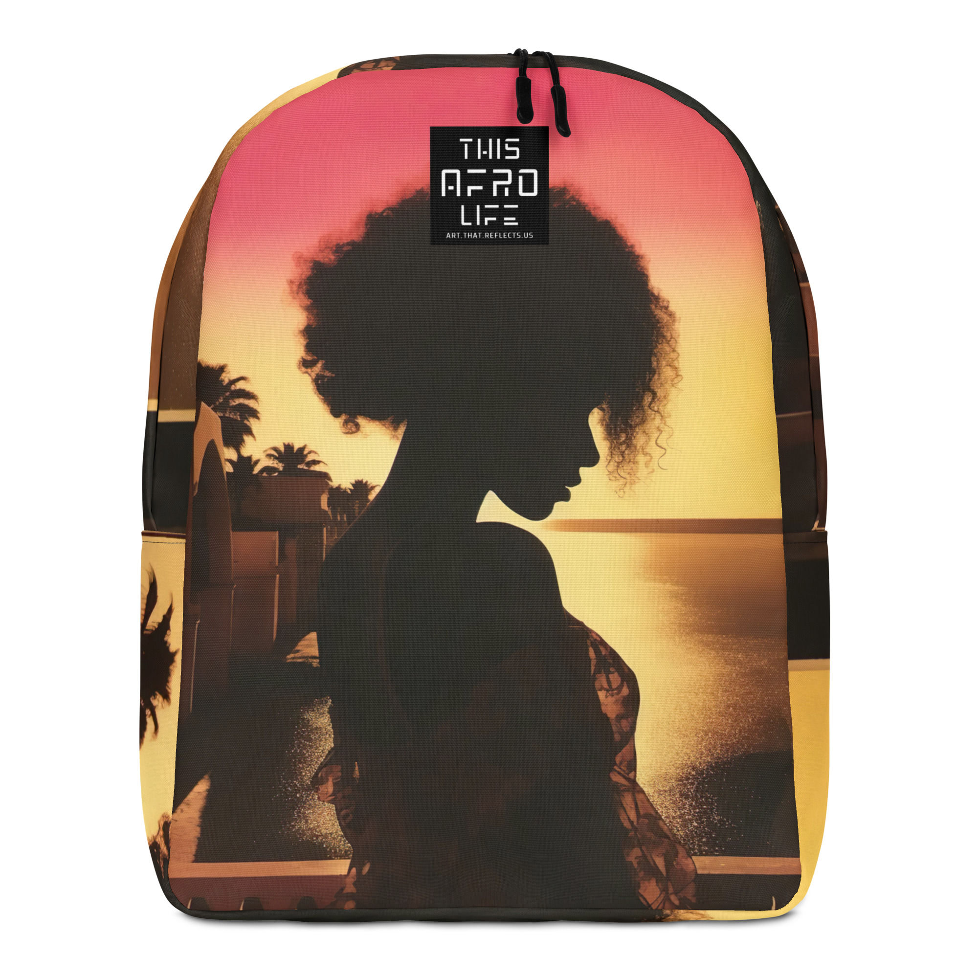 Influence Collection 1 - Afro Woman Backpack 3