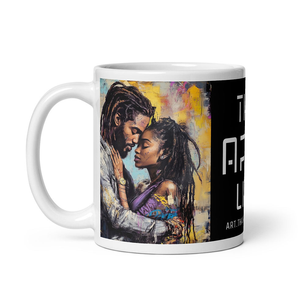 Thumbnail: 1 Graffiti Art Dreadlocks Couple Mug