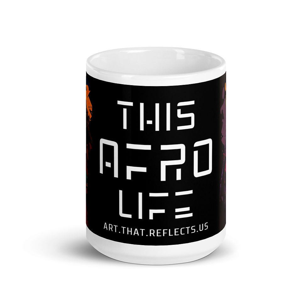 Thumbnail: 2 Abstract Dreadlocks Woman Mug