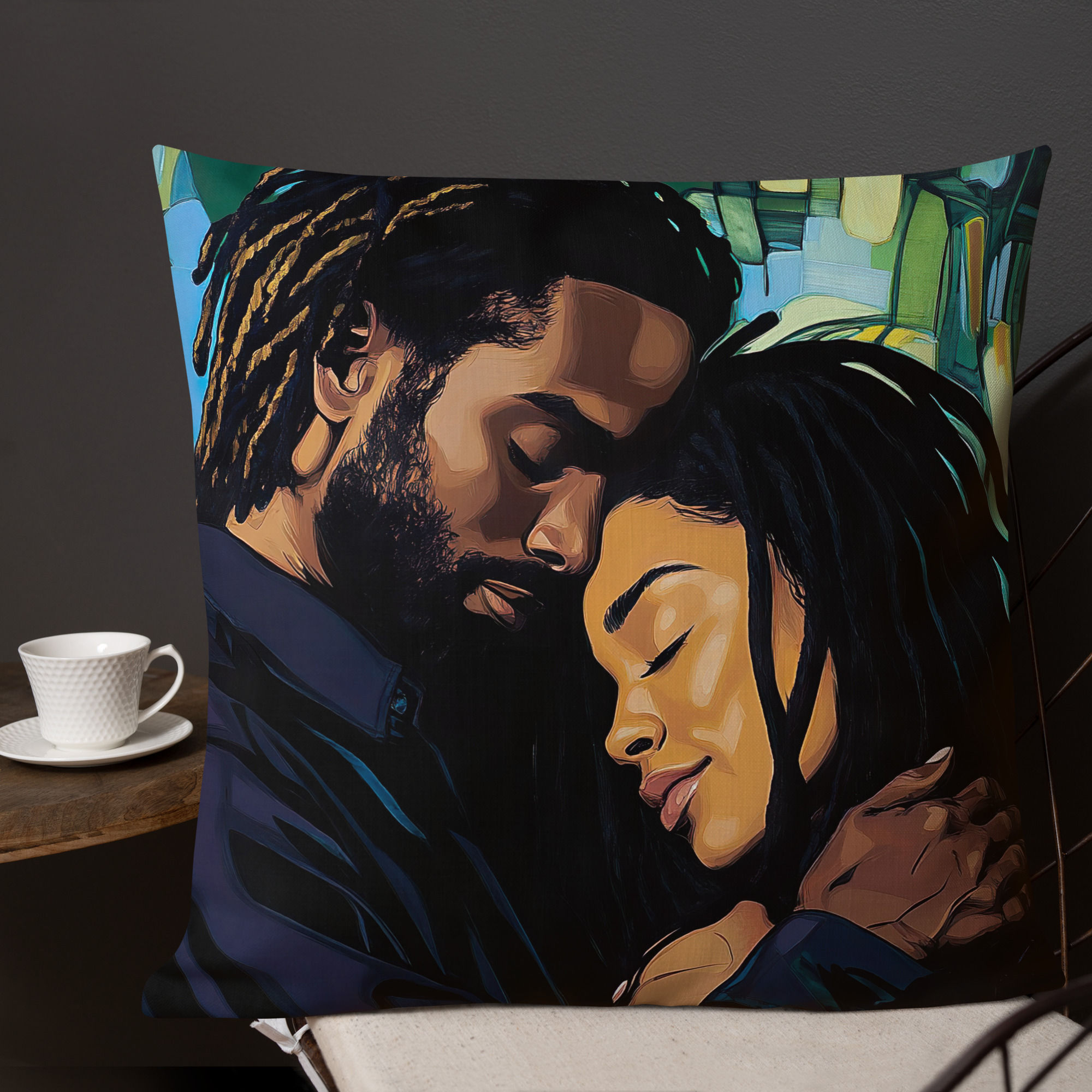 Influence Collection 2 – Dreadlocks Couple Premium Cushion 2