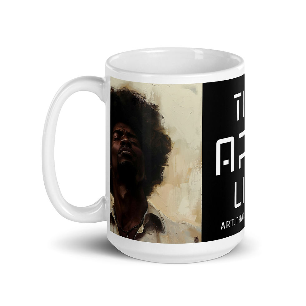 Thumbnail: 2 Romanticism Art Afro Man Mug