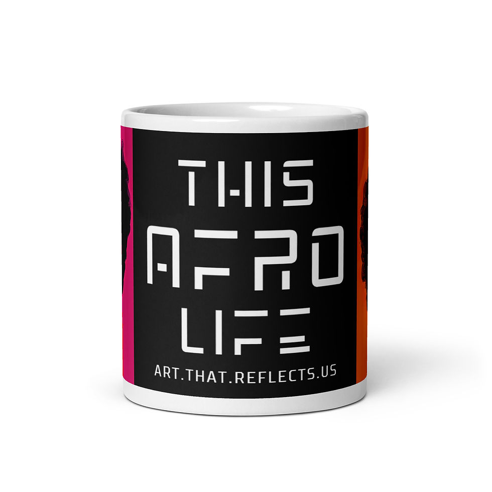 Thumbnail: 1a Pop Art Afro Woman Mug