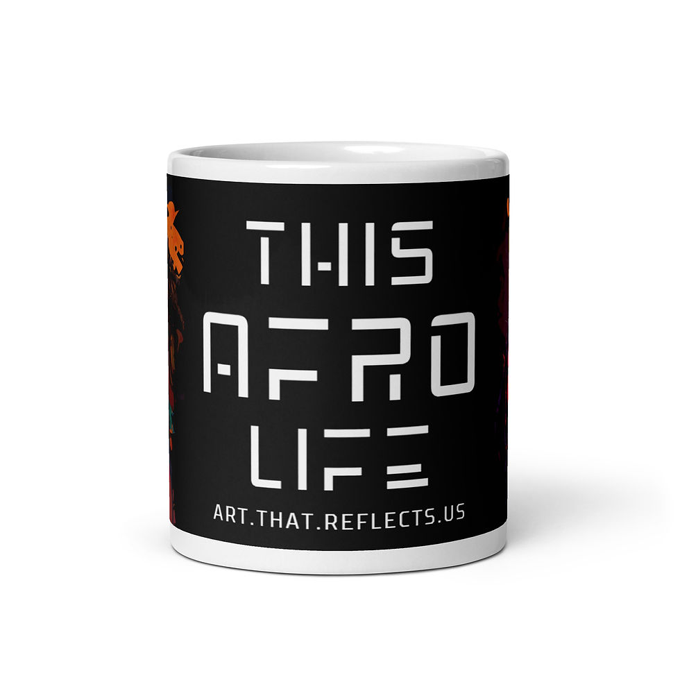 Thumbnail: 2 Abstract Dreadlocks Woman Mug
