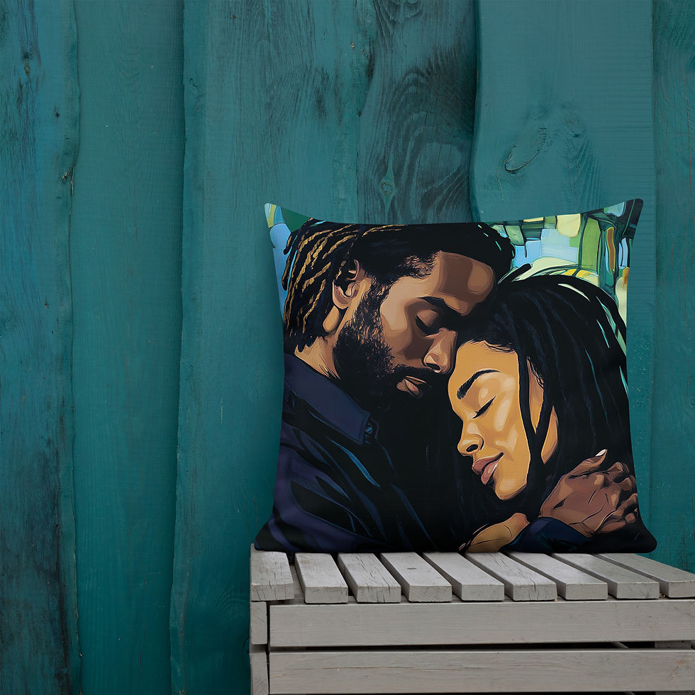 Thumbnail: Influence Collection 2 – Dreadlocks Couple Premium Cushion 2