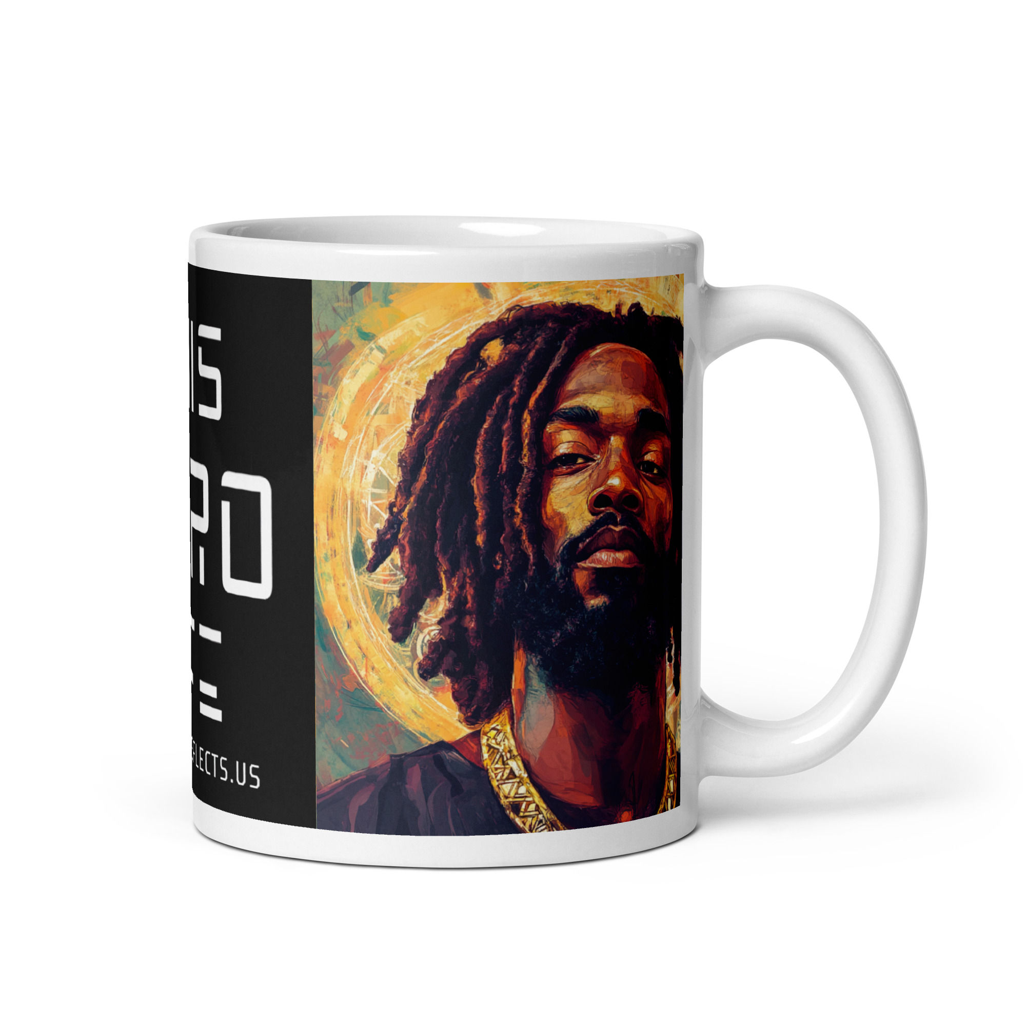 2 Symbolism Art Dreadlocks Man Mug