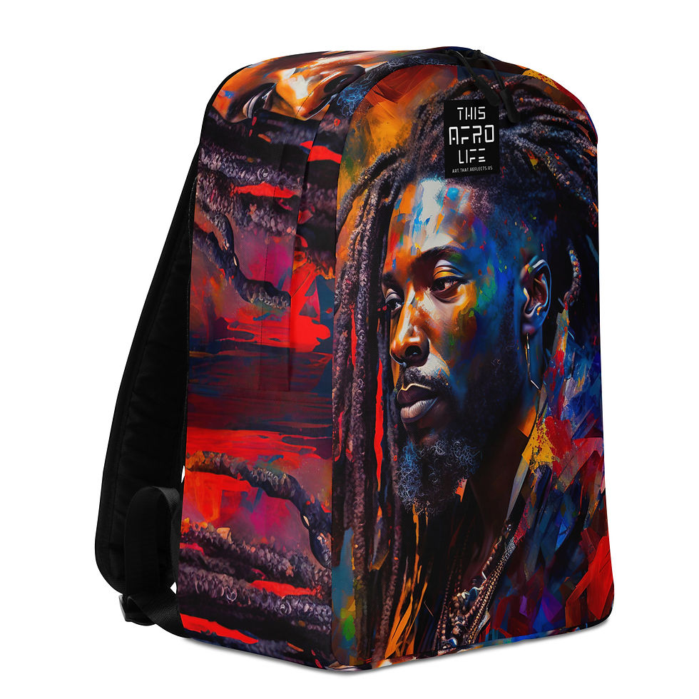 Thumbnail: 1 Abstract Dreadlocks Man Backpack