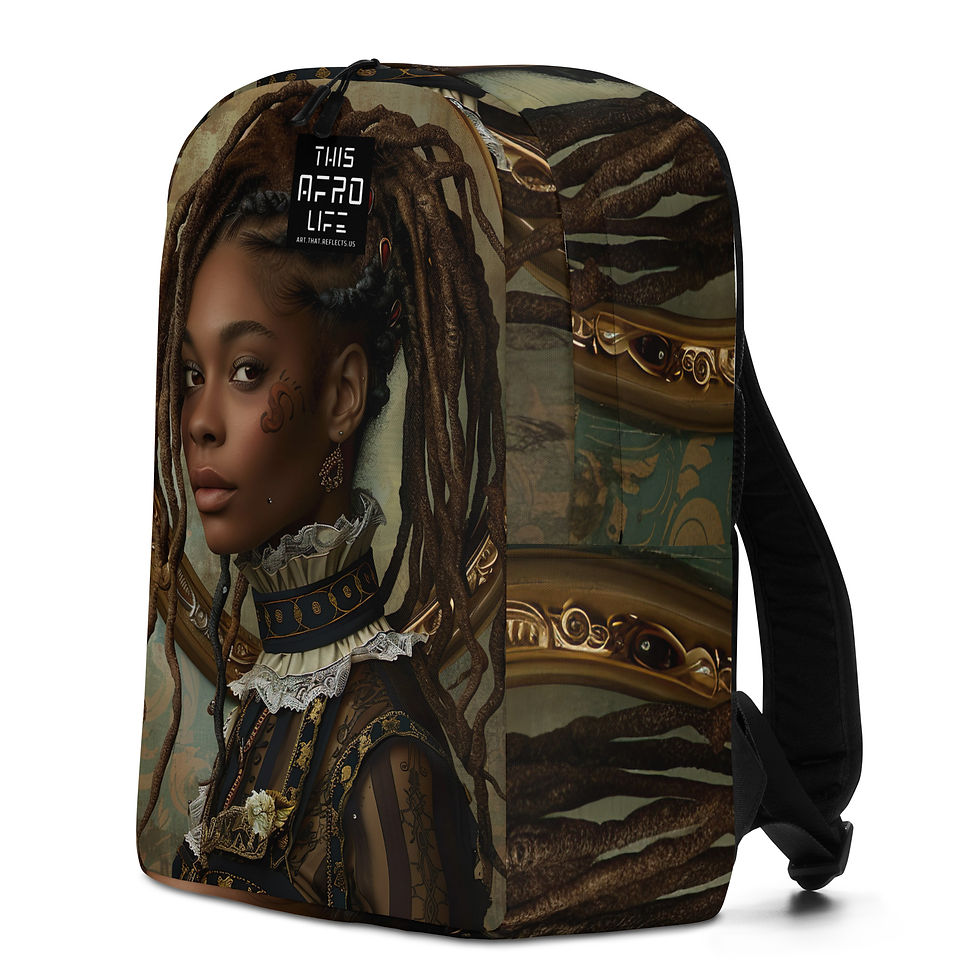 Thumbnail: 3 Rococo Art Dreadlocks Woman Backpack