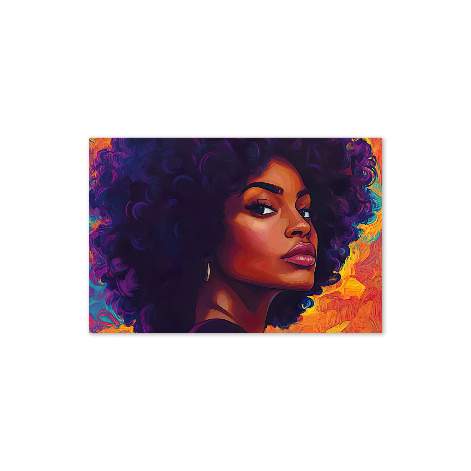 Influence Collection 4 – Afro Woman Greeting Card 3