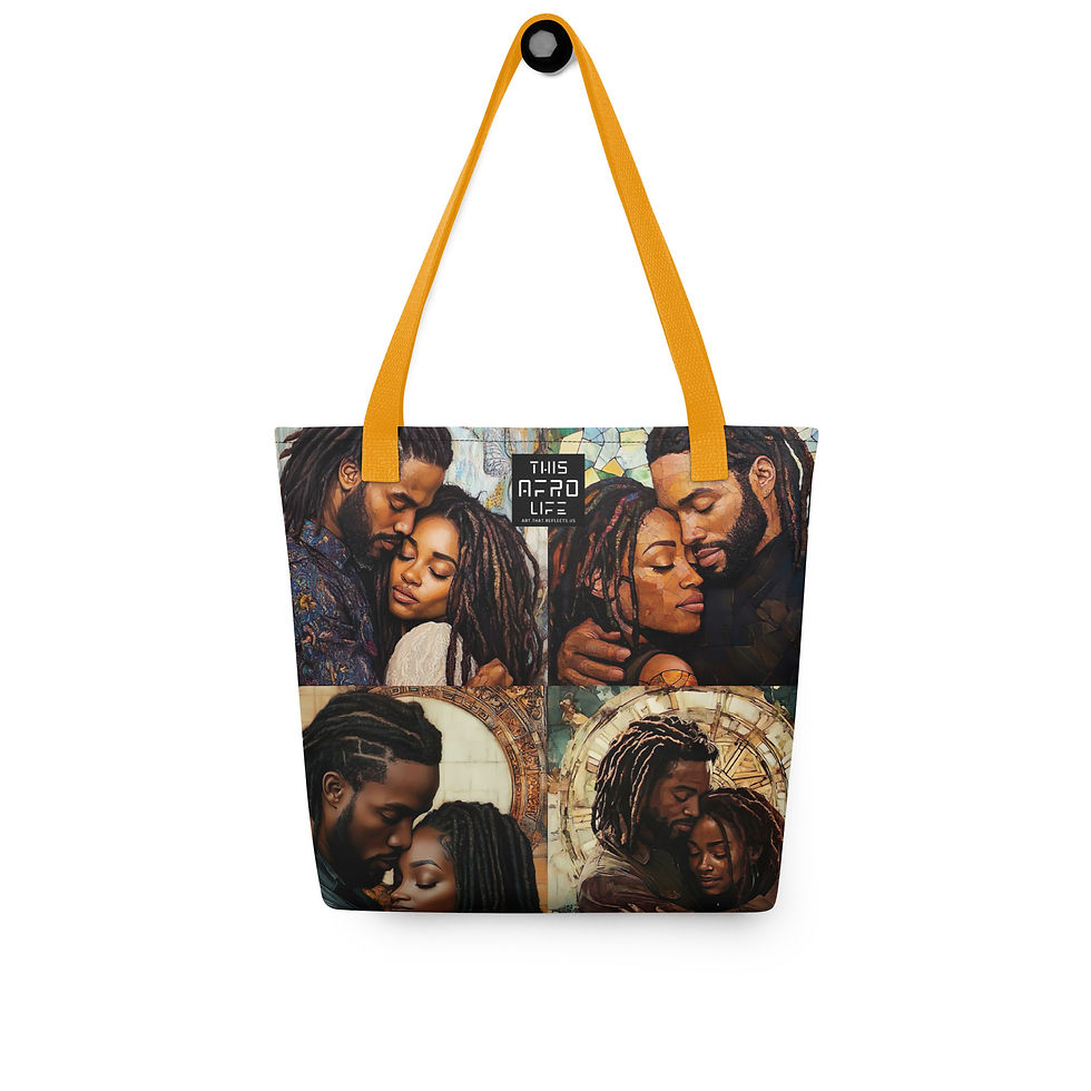 Thumbnail: Influence Collection 5 - All 4 Dreadlocks Couples Tote Bag 1