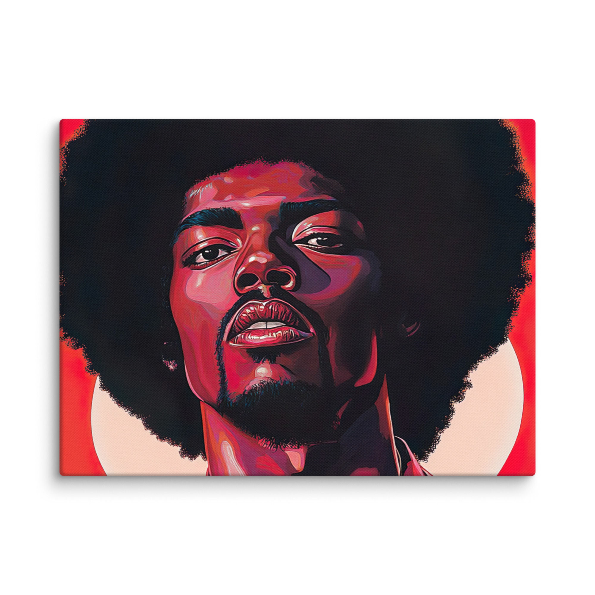 Influence Collection 2 – Afro Man Canvas Art Print 3