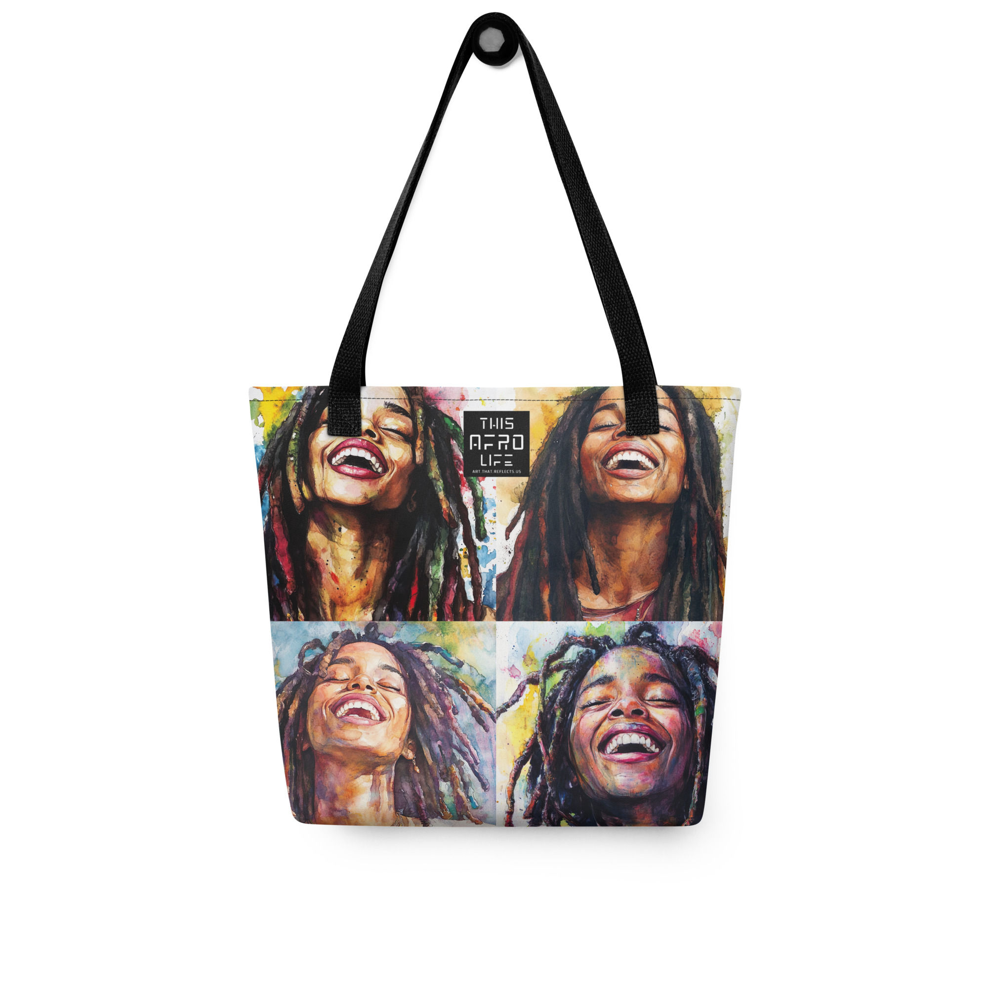 All 4 Water Colour Dreadlocks Women Tote Bag