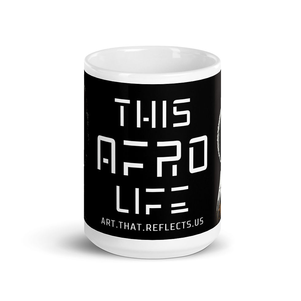 Thumbnail: 3 Expressionism Afro Couple Mug