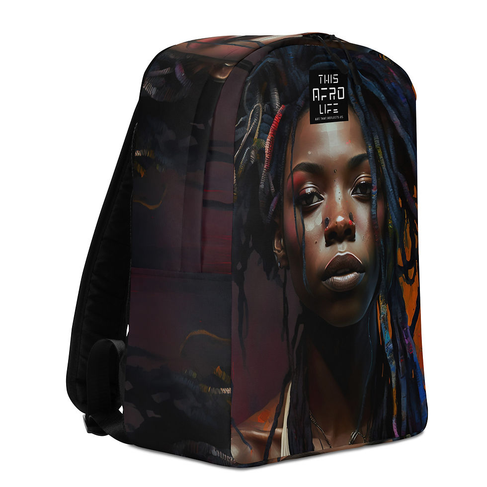 Thumbnail: 2 Expressionism Dreadlocks Woman Backpack