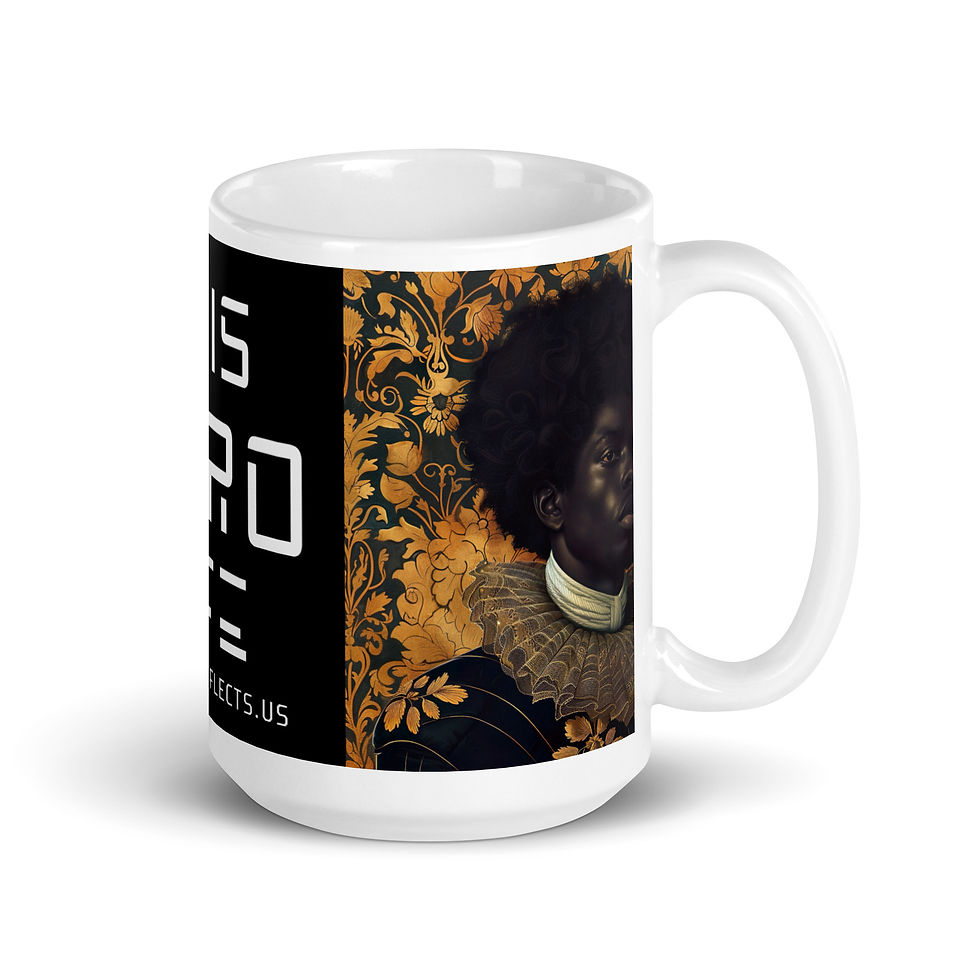 Thumbnail: 3 Rococo Art Afro Man Mug