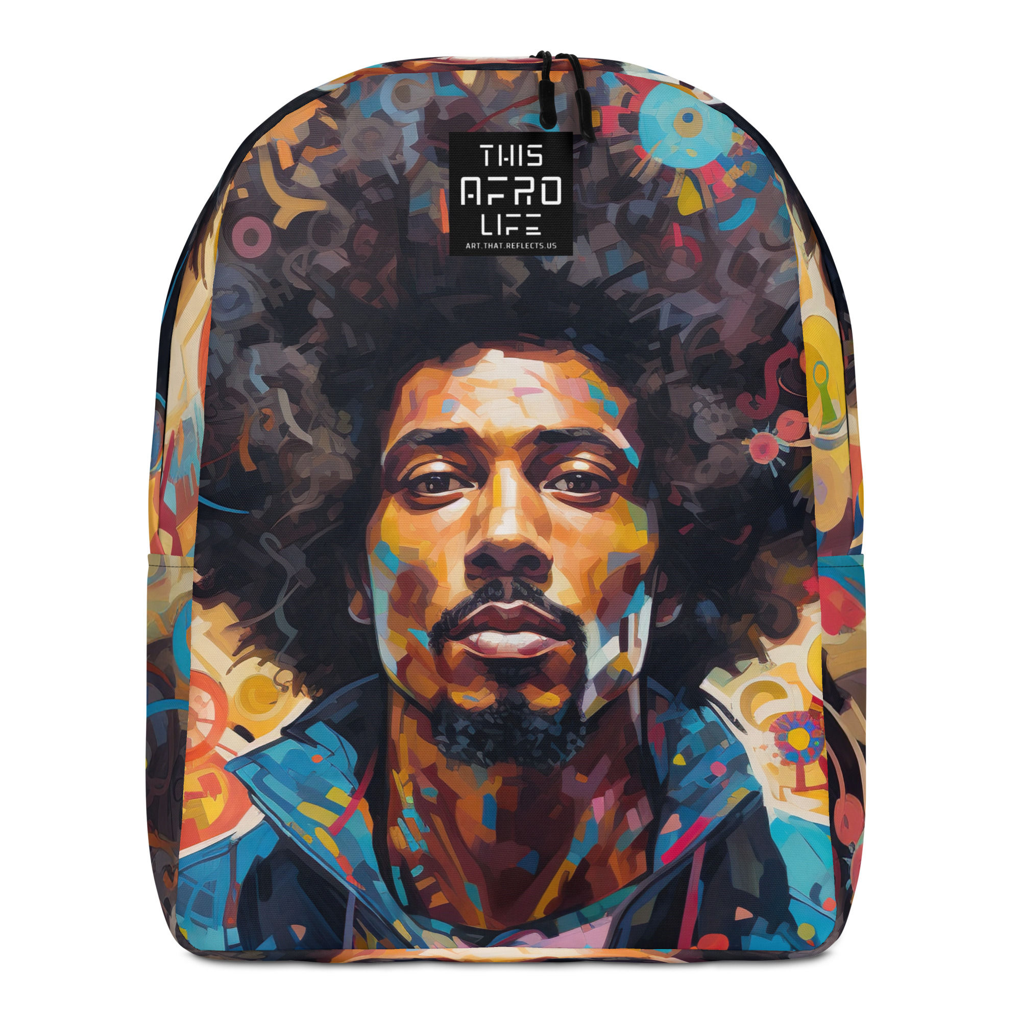 1a Post Expressionism Afro Man Backpack