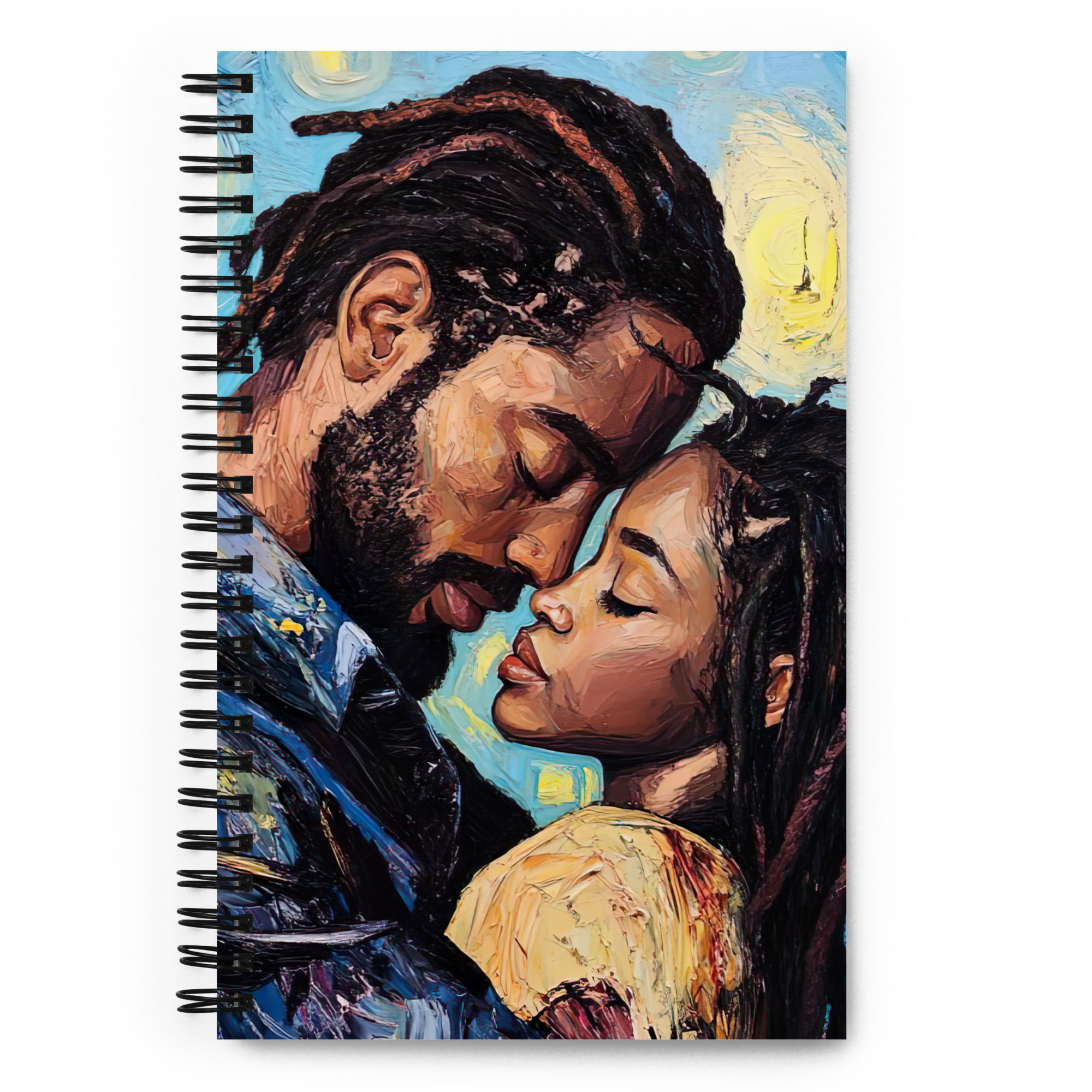 Influence Collection 4 – Dreadlocks Couple Spiral Notebook 4