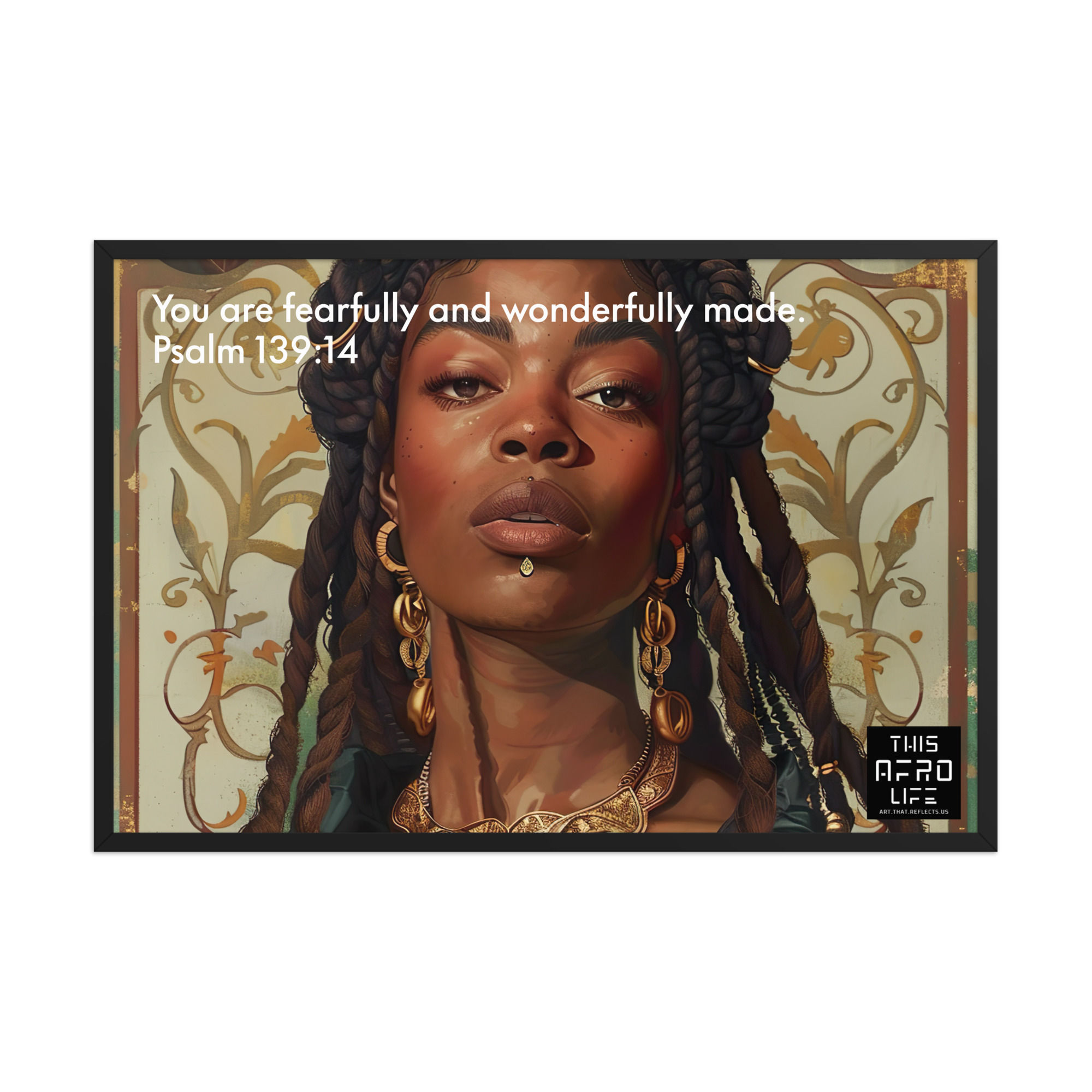 1 Biblical Renaissance Twists Woman Framed Art Print