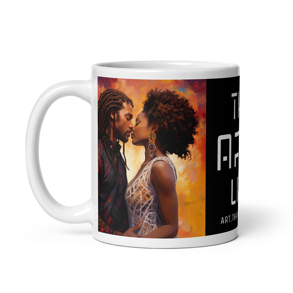 Thumbnail: 2 Impressionism Dreadlocks & Afro Couple Mug
