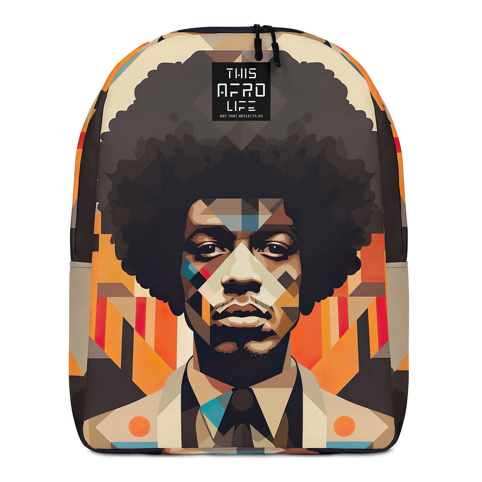 Thumbnail: 3 Bauhaus Geo Afro Man Backpack
